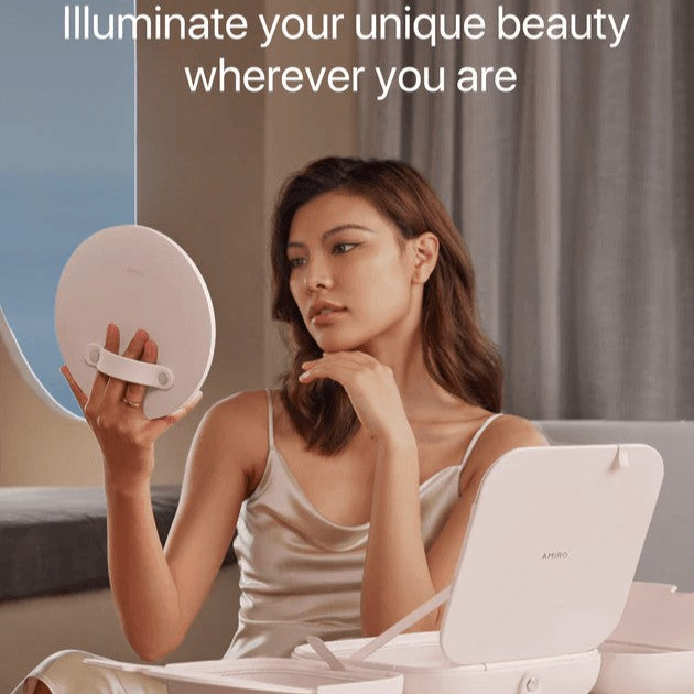 LumoCube M2 Portable LED Mirror Makeup Bag
