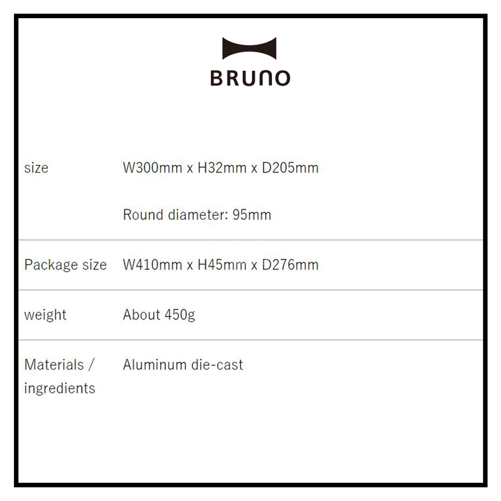 Bruno Compact Multi Plate Accessories